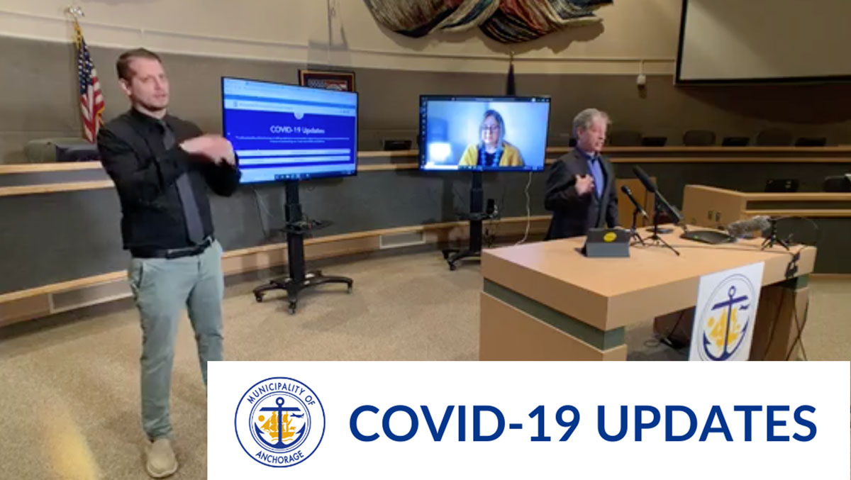 Mayor Ethan Berkowitz gives a community update about the Municipality’s response to COVID-19